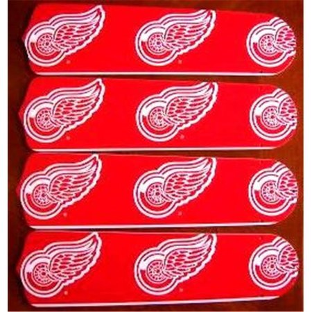 CEILING FAN DESIGNERS Ceiling Fan Designers 42SET-NHL-DET New NHL DETROIT RED WINGS 42" Ceiling Fan BLADES ONLY 42SET-NHL-DET